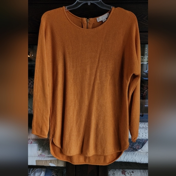 Michael Kors Tops - Michael Kors Burnt Orange Long Sleeve Top